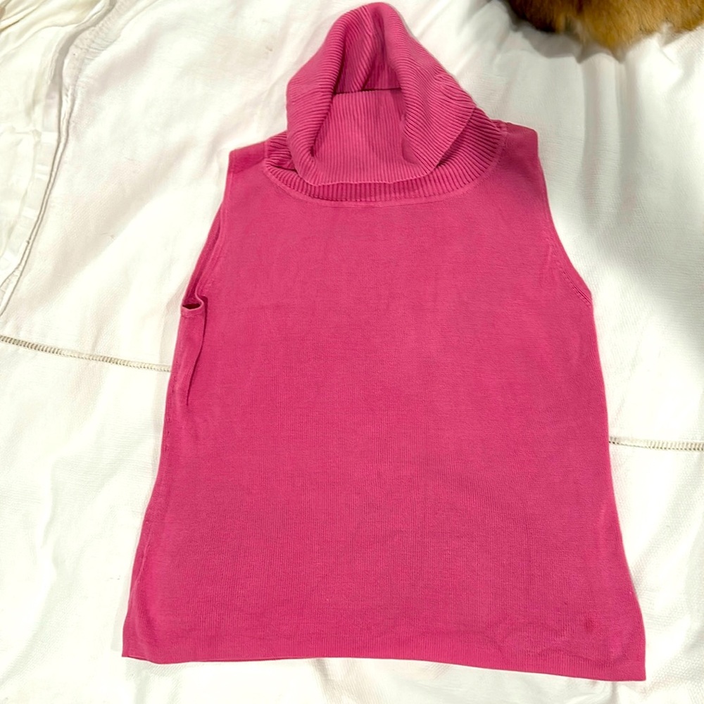 Ann Taylor silk sleeveless sweater